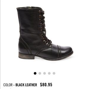 Steve Madden combat boots